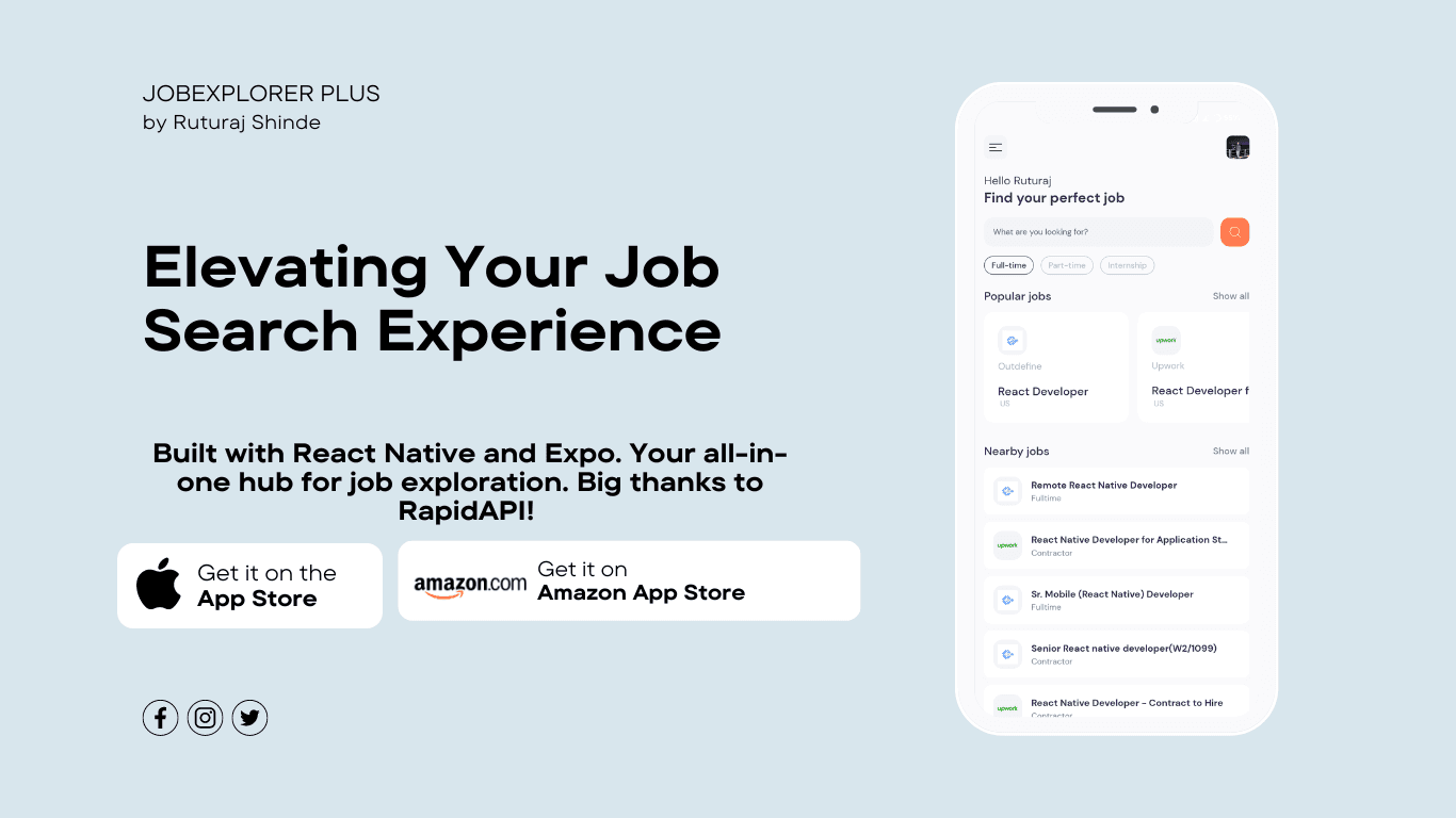 JobExplorer Plus App🚀 